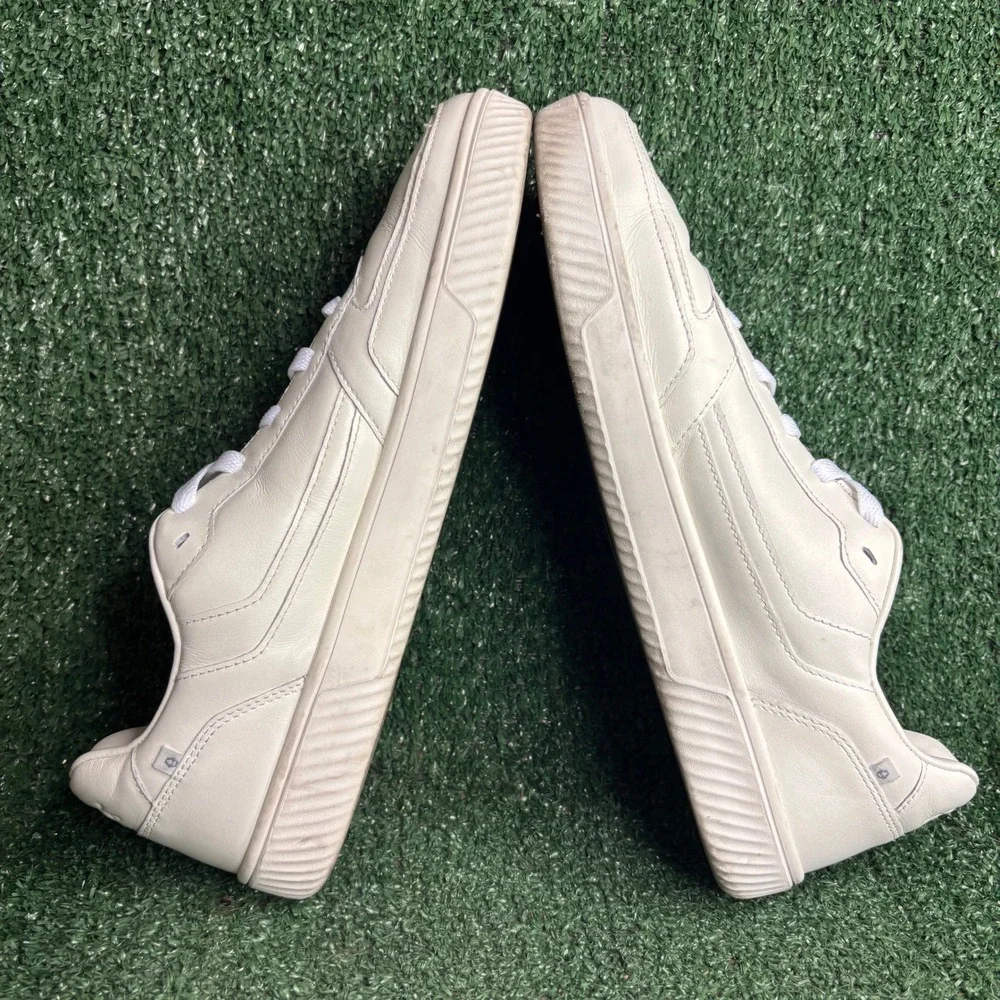 Flux Footwear Adapt Leather Barefoot Minimalist Zero Drop Sneakers White Mens 12
